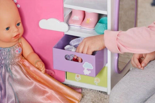 Armoire arc-en-ciel pour poupées BABY born