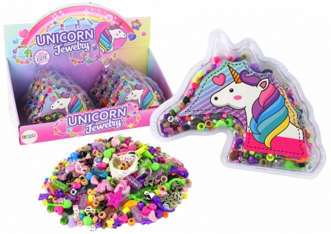 Kit pour créer des bracelets de licorne avec perles et pendentifs