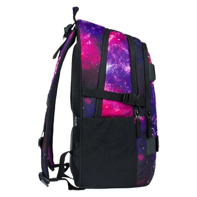 BAAGL Sac à dos scolaire Skate Galaxy