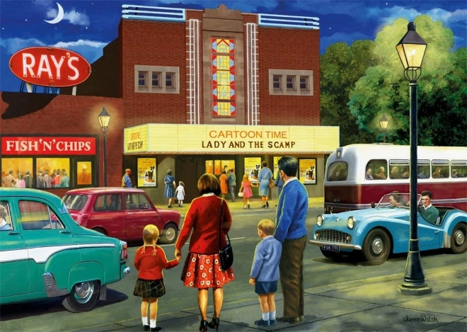 Puzzle Visite au cinéma 500 pièces