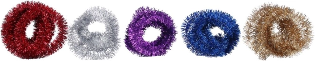 Chenille métallique 22 mm