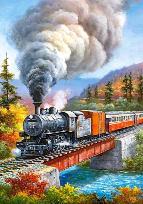 Puzzle 500 pièces Passage à niveau