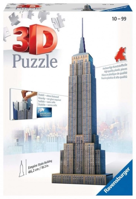 Puzzle 3D Empire State Building New York de Ravensburger 216 pièces