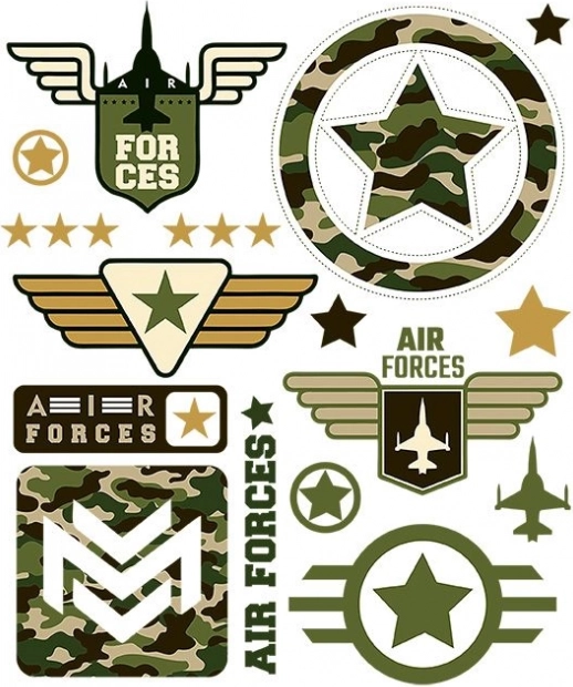 Motifs militaires et aériens pour un style affirmé