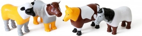 Quatre animaux de ferme préférés