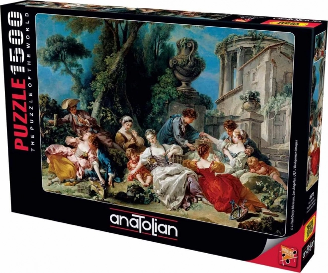 ANATOLIAN Puzzle Chasseurs d'oiseaux 1500 pièces