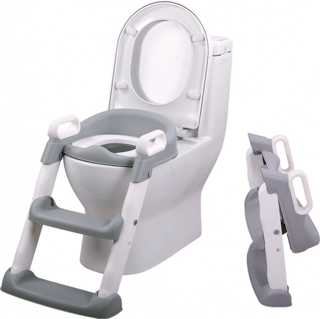 CHIPOLINO Siège de toilette avec échelle Skippy – gris