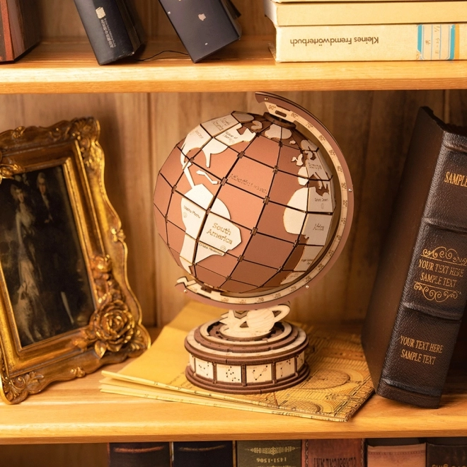 Puzzle en bois 3D Rolife Globe