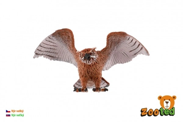 Grand hibou zooted en plastique 11cm dans un sac