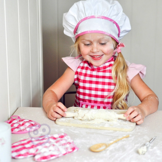 Ensemble Petit Chef Tenue de Cuisine avec Accessoires 7 pcs