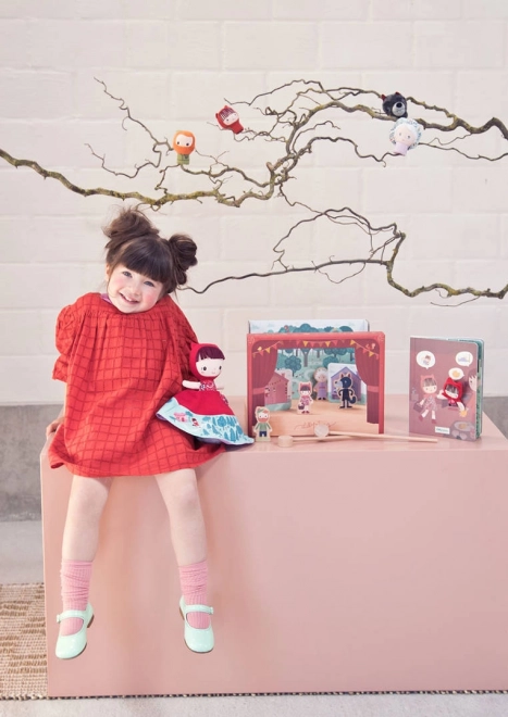 Lilliputiens - Poupée à contes réversible - Petit Chaperon Rouge