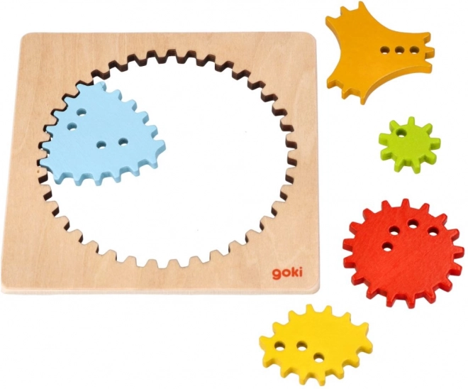 Spirographe en bois Goki
