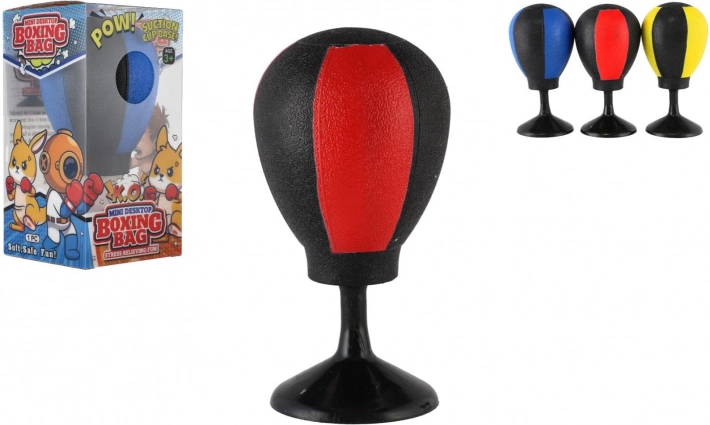 Mini balle de boxe de table avec ventouse, 14 cm, jouet antistress