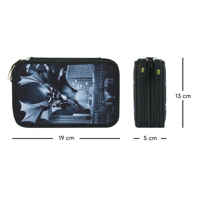 BAAGL Trousse scolaire à deux étages Batman Dark City