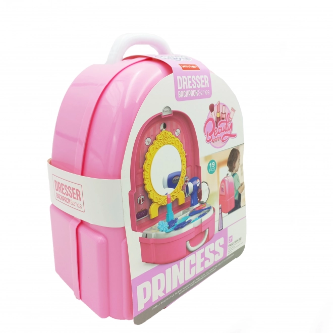 Petite princesse Coiffeuse dans un sac à dos WOOPIE