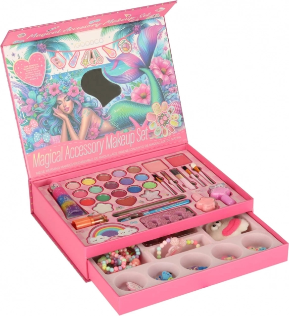 Coffret cosmétique pour enfants avec petite valise et sirène