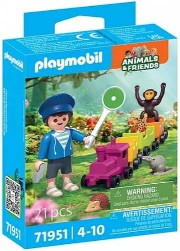Playmobil Animals & Friends excursion en petit train avec des animaux