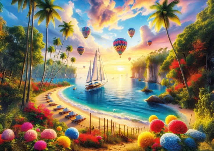 Puzzle Rêves azurés 260 pièces
