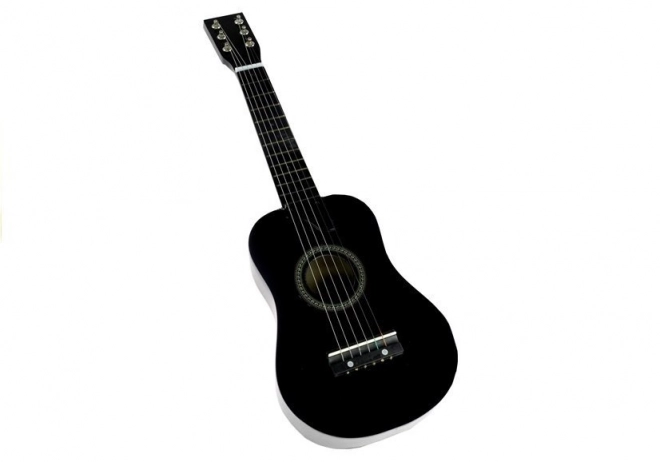 Guitare classique en bois avec médiator noire 60 cm