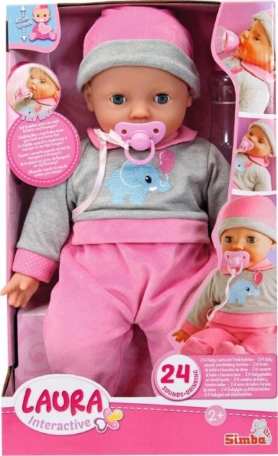 Poupée interactive Laura 40 cm