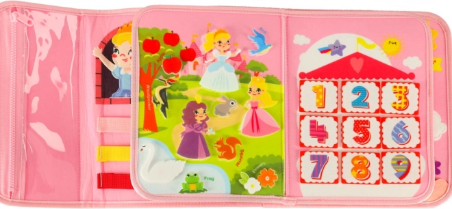 Sac à dos sensoriel Montessori rose