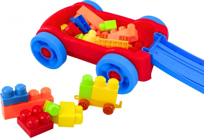 Tout‑en‑un : chariot et boîte de rangement pour cubes