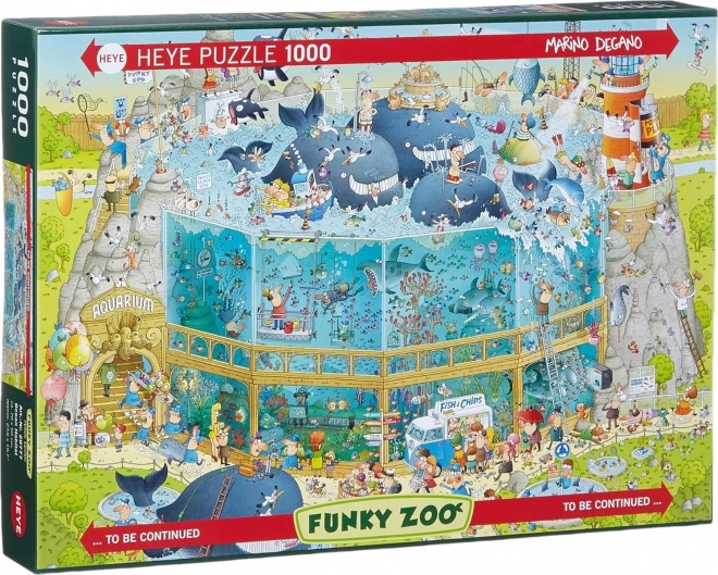 HEYE Puzzle ZOO Folle: Exposition Océan 1000 pièces