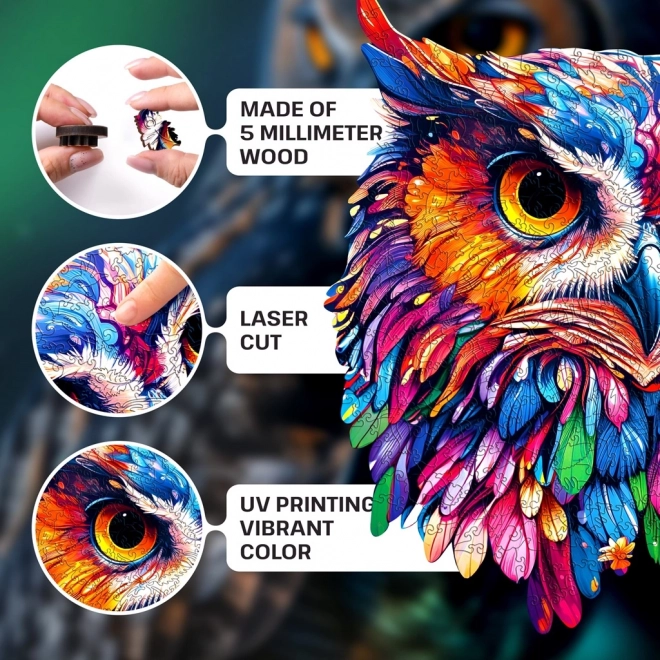 Puzzle en bois Hibou 500 pièces