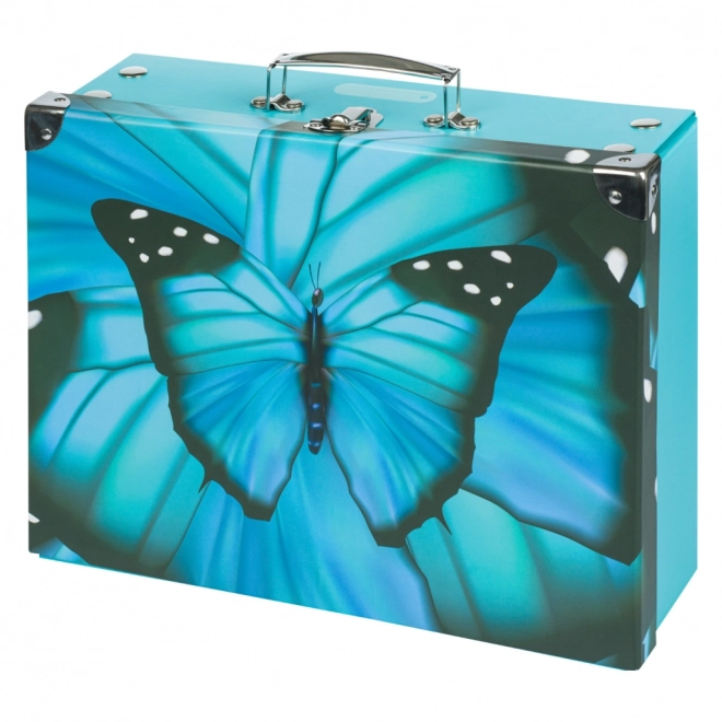 BAAGL Valise d'école pliable Butterfly avec armature