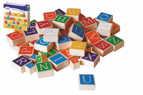 Alphabet en bois - 60 pièces
