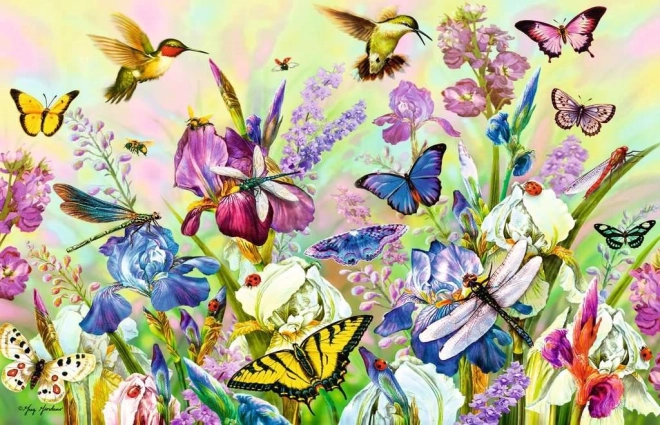 RAVENSBURGER Puzzle Moment : Prairie en fleurs 200 pièces