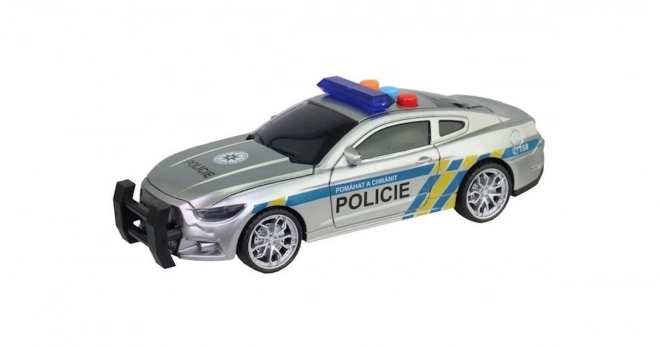 Voiture de police à friction avec lumière et son