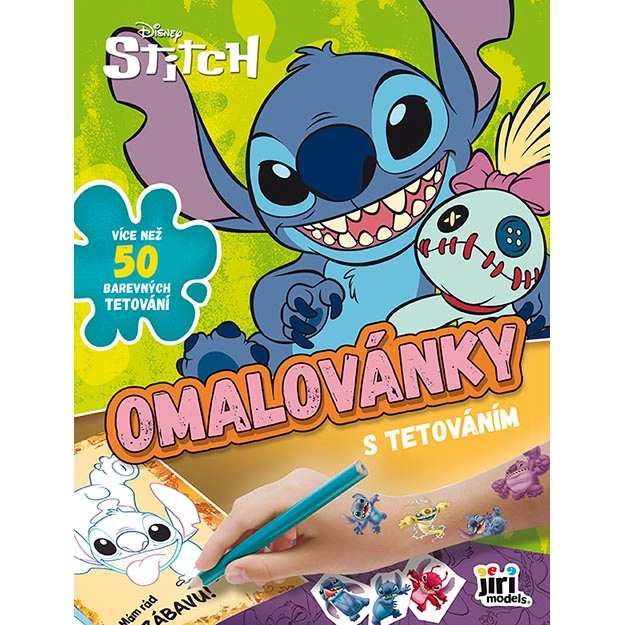 Livre à colorier avec tatouages Lilo & Stitch