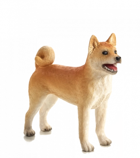 Figurine en plastique chien Shiba Inu MOJO