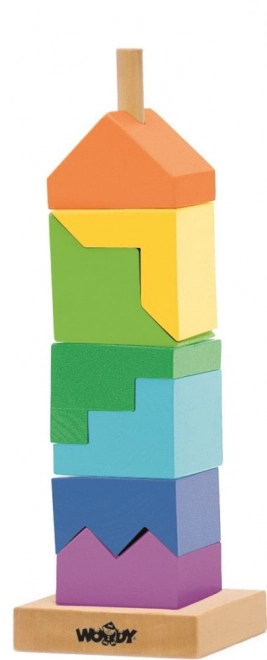 Tour d'empilage colorée