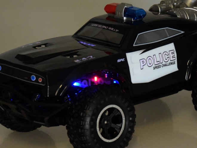 Grand monster truck télécommandé POLICE éclairage télécommande RC0626