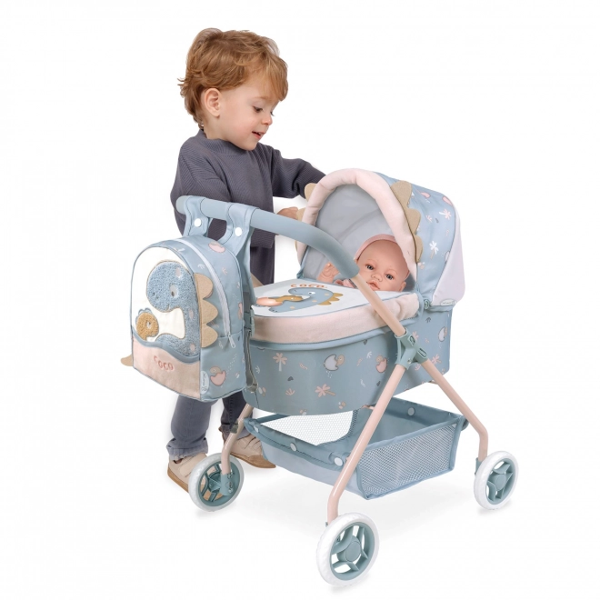 DeCuevas 86080 Mon premier landau pour poupées avec sac à dos COCO 2024 - 56 cm