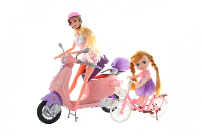 Grande ensemble avec poupée et accessoires