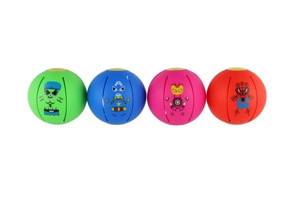 Flat Ball - Lancez le disque, attrapez la balle ! plastique 8cm 4 couleurs 12 pièces en boîte
