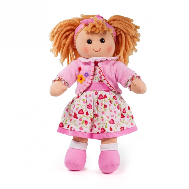 Bigjigs Toys Poupée en tissu Kelly 34 cm
