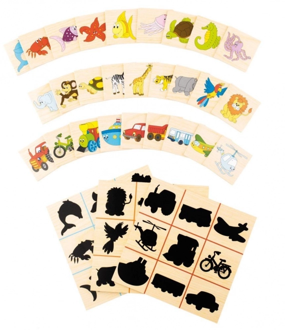 Puzzle trouve l'ombre