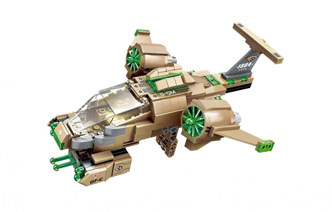 Qman Avion d'attaque kit de construction 8 en 1