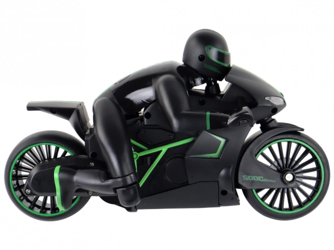 Moto RC avec une vitesse de 20 km/h, verte