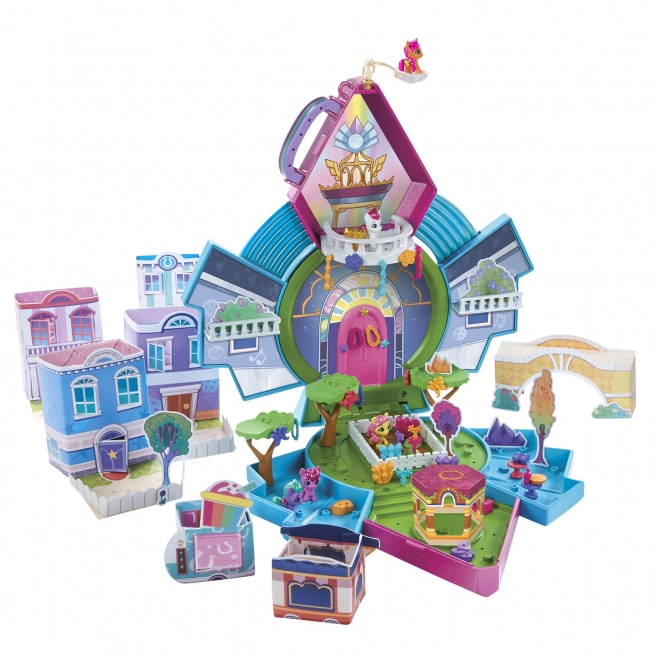 Mini monde magique Mon Petit Poney mini maison de cristal