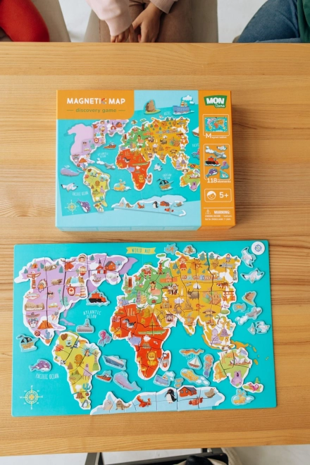 Jeu magnétique Carte du Monde