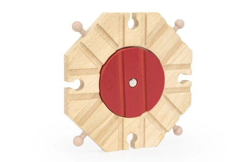 Plateau tournant en bois - 8 sorties