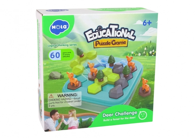 Jeu éducatif de puzzle Tetris Animaux de la forêt