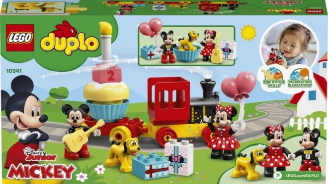 LEGO 10941 DUPLO Train d’anniversaire de Mickey et Minnie