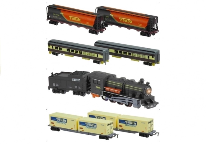 FENFA Chemin de fer Géant 7 wagons léger 10m