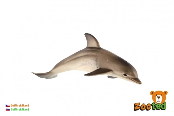 Dauphin sauteur en plastique de zoo 12 cm en sachet